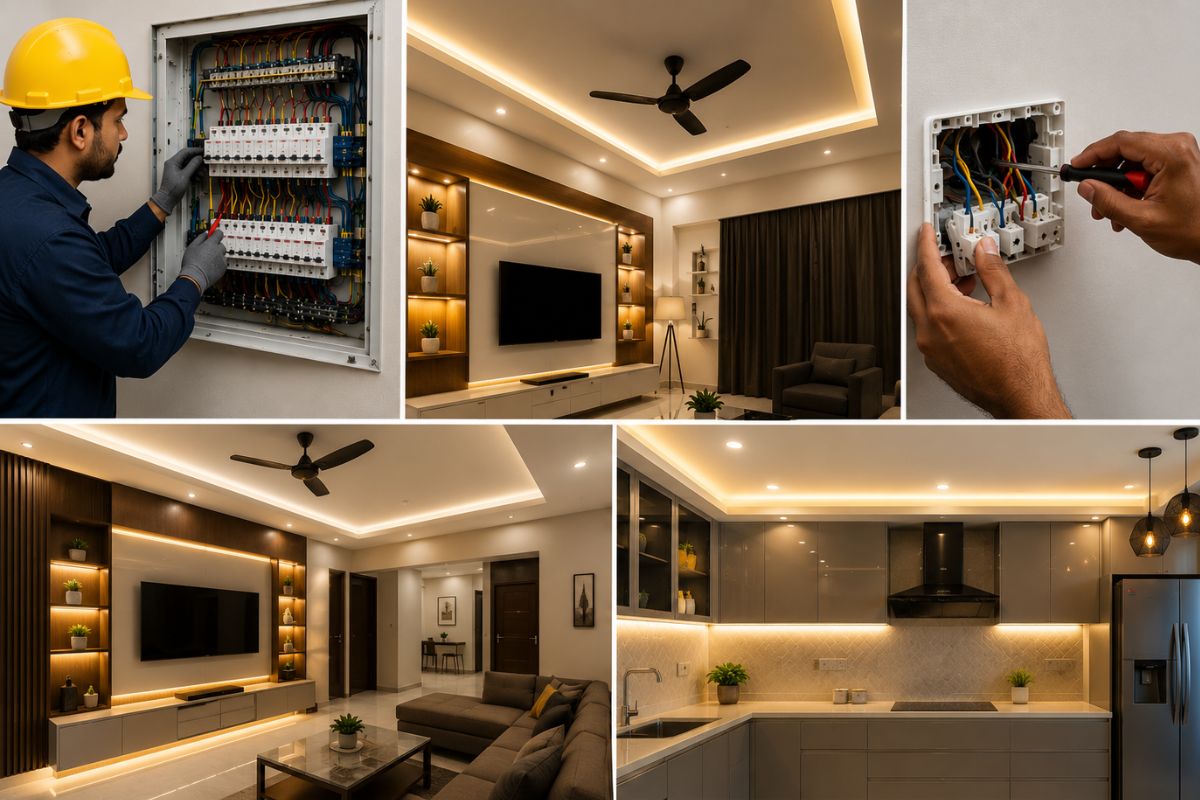 Luxury Electrical Work Services in Mahabubnagar by Featured Walls